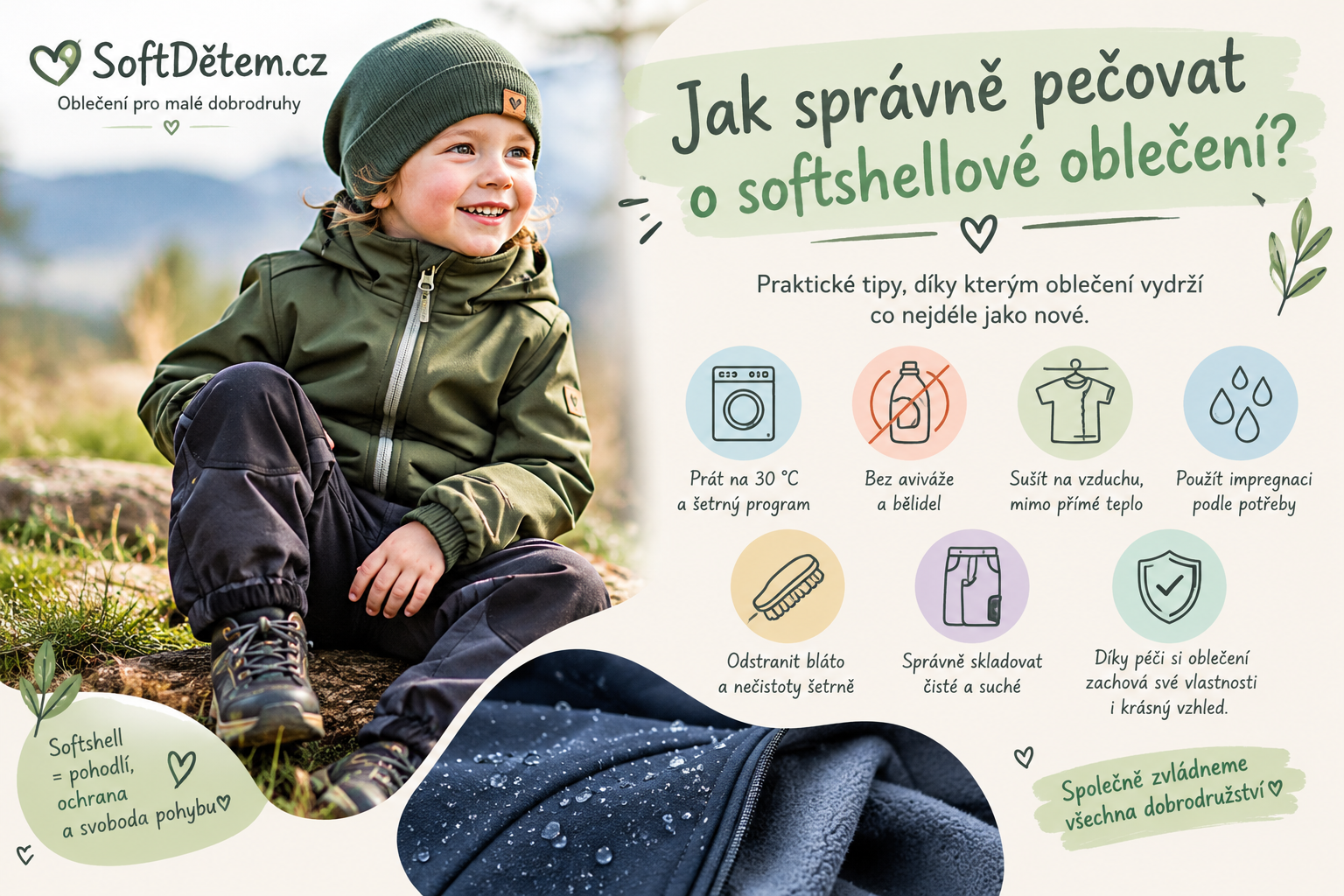Jak správně pečovat o softshellové oblečení?