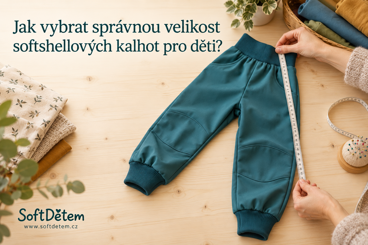 Jak vybrat správnou velikost softshellových kalhot pro děti?