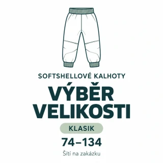 Softshelové kalhoty - KLASIK